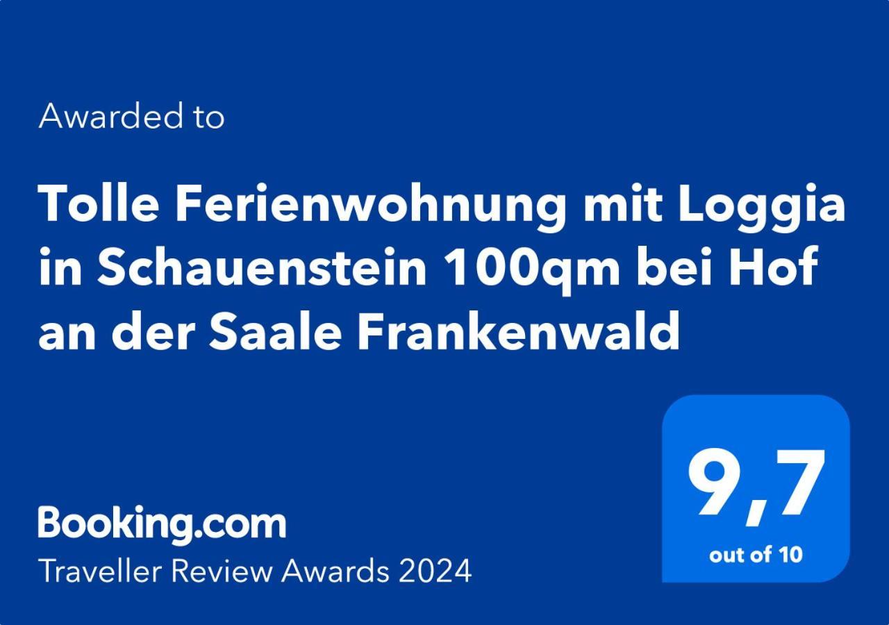 Tolle Ferienwohnung Mit Loggia In Schauenstein 100Qm Bei Hof An Der Saale Frankenwald Exterior photo