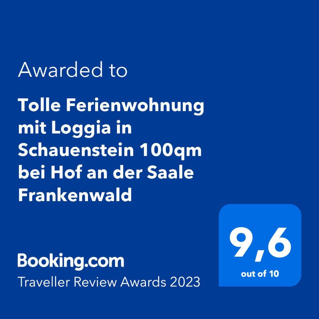 Tolle Ferienwohnung Mit Loggia In Schauenstein 100Qm Bei Hof An Der Saale Frankenwald Exterior photo